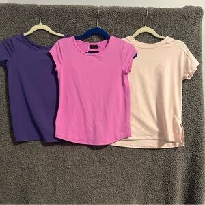 Set of 3 girls all in motion shirts